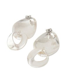 YECCA VECCA メタルプレートスイングピアス