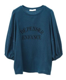 Green Parks ランタンスリーブ表面カットロゴプルオーバー