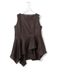 23区 【エステータ】チンツリネン ペプラム ブラウス