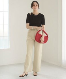WEGO 【ANGIE VINTAGE】アシンメトリーカットアウトトップス