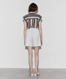 NAVE 【Nave 　洗える】ワイドストライプ ブラウス