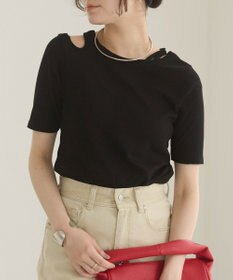 WEGO 【ANGIE VINTAGE】アシンメトリーカットアウトトップス