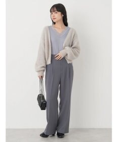 earth music&ecology レースＶネックテレコインナー