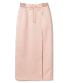 uncrave 【洗濯機洗い可】サテン ドロストスカート（uncrave WHITE）