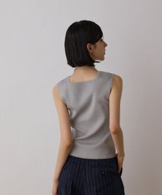 GRACE CONTINENTAL ブライトニットノースリーブ