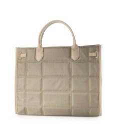 UNBILLION 【テレビ ドラマ着用アイテム】ペルケ perche / ナイロンキルト×クロコ型押し牛革A42wayトートバッグ