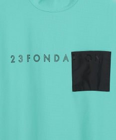 23区GOLF 【23Fondation/MEN】ストレッチメッシュ モック