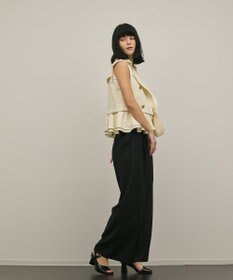 GRACE CONTINENTAL ペプラムトレンチベスト