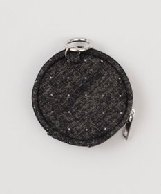 WEGO ワンポイントスタッズサークルポーチ