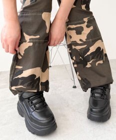 WEGO 【MLサイズ展開】ハイカットベルト厚底スニーカー