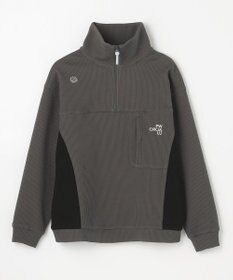 PW CIRCULUS 今が旬トップス！【ドライな肌触り / UV遮蔽率98.9% UVカット / ストレッチ】【WOMEN】ワッフルハーフジップ  ゴルフウェア レディース