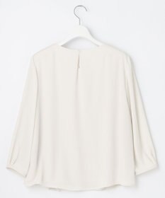 23区 S 【洗える】シルキーデシン ギャザー カットソー