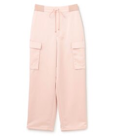 uncrave 【洗濯機洗い可】サテン イージーカーゴパンツ（uncrave WHITE）