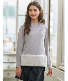 組曲 KIDS 【150-160㎝】ファー トレーナー