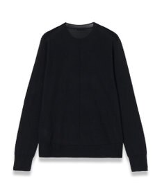 JOSEPH 【洗える】スーパーファインコットンシルク　ラウンドネックニット