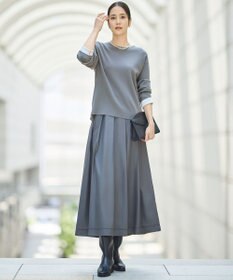 自由区 L 【カタログ掲載】レーヨンストレッチベーシックシルエット ニット