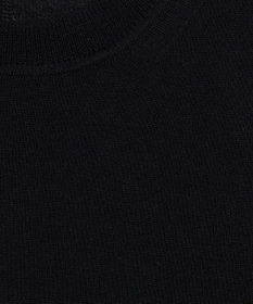 JOSEPH 【洗える】スーパーファインコットンシルク　ラウンドネックニット