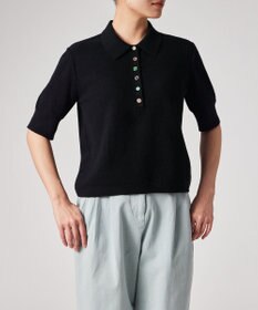 Paul Smith ラッキーチャームボタン ニットポロシャツ