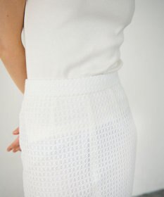 GRACE CONTINENTAL ラッセルメッシュスカート