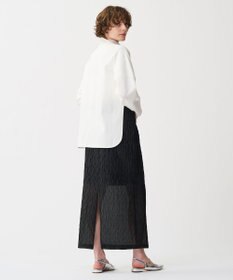 uncrave 【佐藤晴美さん着用】シアー ジャガード タイト スカート