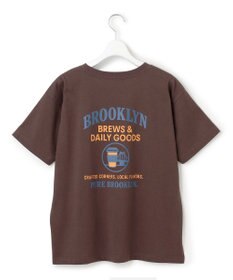 J.PRESS YORK STREET 【WOMEN】カフェロゴプリント Tシャツ