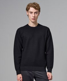 JOSEPH HOMME 新柄【イージーケア】 ヴィスコースリンクス　クルーネックニット