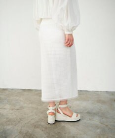 GRACE CONTINENTAL ラッセルメッシュスカート