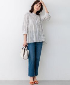 組曲 ニューリヨセルシャーティングペプラム ブラウス