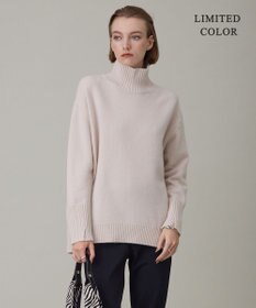 ICB L 【新色追加・WEB限定カラーあり】 ソフトカシミヤミックス ハイネックニット