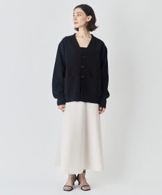 UNFILO MENS 【男女兼用/新色追加】スウェットライク ニットカーディガン [24年秋冬商品]