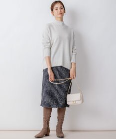 組曲 【8色展開・WEB限定】ウールカシミヤミックス ハイネック ニット