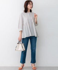 組曲 ニューリヨセルシャーティングペプラム ブラウス