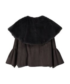 Green Parks ■ＥＳＣＡＲ　フラッフィーケープ付ショートコート