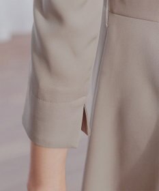 Tiaclasse 【3WAY】リボンブローチ＆ベルト付きフレアワンピース