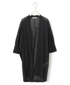 ICB 【洗える】 リネンポリエステルハイゲージ カーディガン