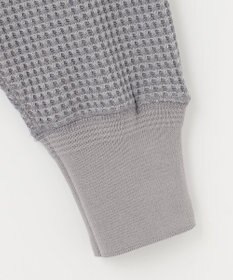 UNFILO MENS イージーケア ワッフル ヘンリーネック [23年春夏商品]