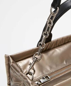 TOPKAPI 【TREASURE TOPKAPI】メタリック パデット ショルダー付 トートバッグ