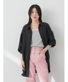 earth music&ecology シアーボーイズライクシャツ