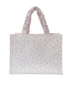 Maison de FLEUR リボンレオパードギャザーハンドルスクエアトート