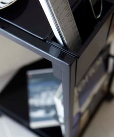 tower サイドテーブルワゴン タワー ブラック