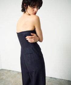 GRACE CONTINENTAL リネンタッチビスチェサロペ