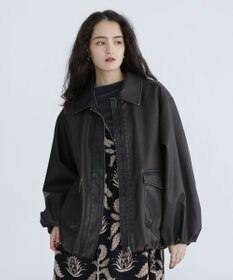 Green Parks ■ＥＳＣＡＲ　フェイクレザーバルーンブルゾン