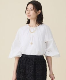 自由区 L ボリュームスリーブ ブラウス