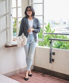 WEGO 【WEB限定/2025年秋冬新作//洗濯OK/毛玉レス/MLXLサイズ展開/オフィス/カジュアル】ベーシックニットカーディガン