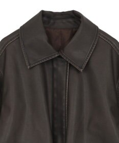 Green Parks ■ＥＳＣＡＲ　フェイクレザーバルーンブルゾン