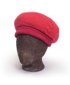 ATRENA 【日本製】Cableberet　ケーブル編みベレー帽