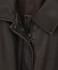 Green Parks ■ＥＳＣＡＲ　フェイクレザーバルーンブルゾン