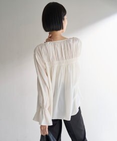 UNFILO ドビーデシン ブラウス