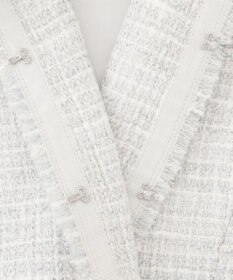 組曲 S 【KUMIKYOKU NAVY】ラメループモールツイード ジャケット