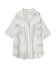 AMERICAN HOLIC 接触冷感＋ＵＶカットＷポケットＢＩＧシャツチュニック